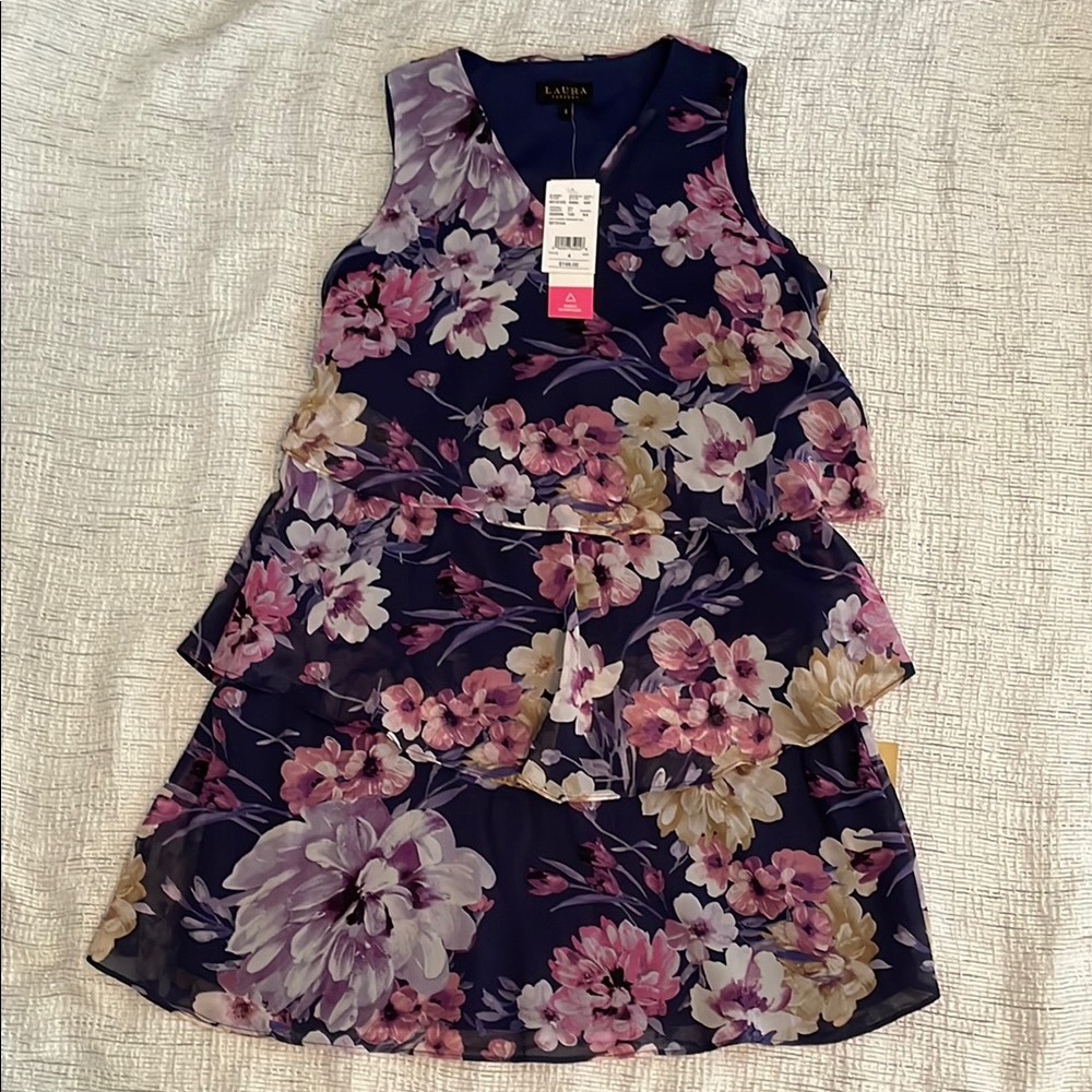 Laura Petites Floral Midi Dress
